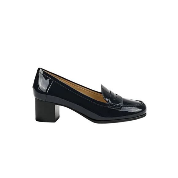 MICHAEL Michael Kors Frances Flex Pump Patent Leather Slip-On Black Womens Sz 8 - Picture 1 of 8